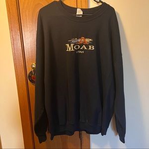Moab, Utah navy sweatshirt / national parks sweatshirt